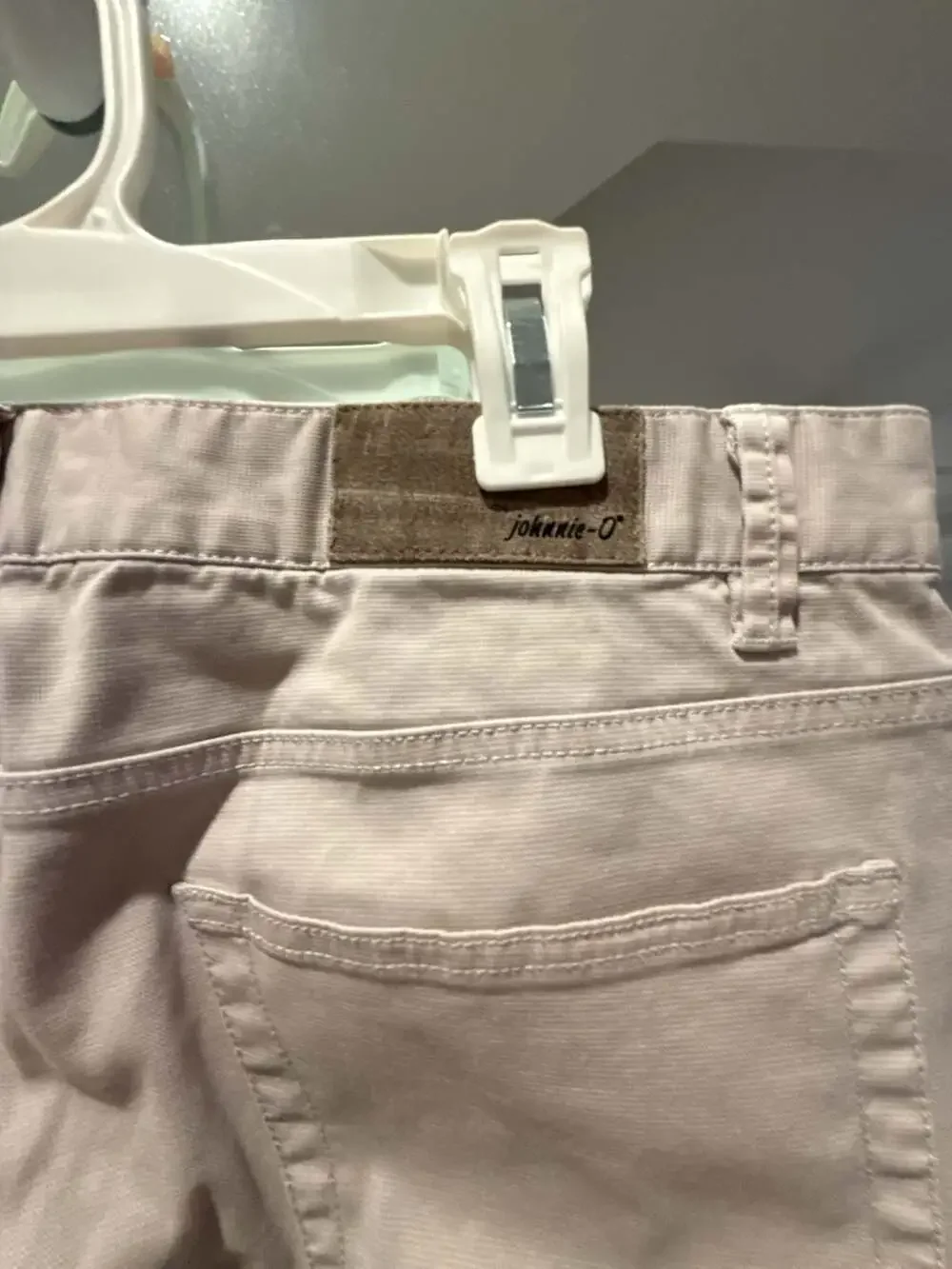 johnnie-O Men's Slim Fit Casual Pants, Khaki/Tan, Size 33x32